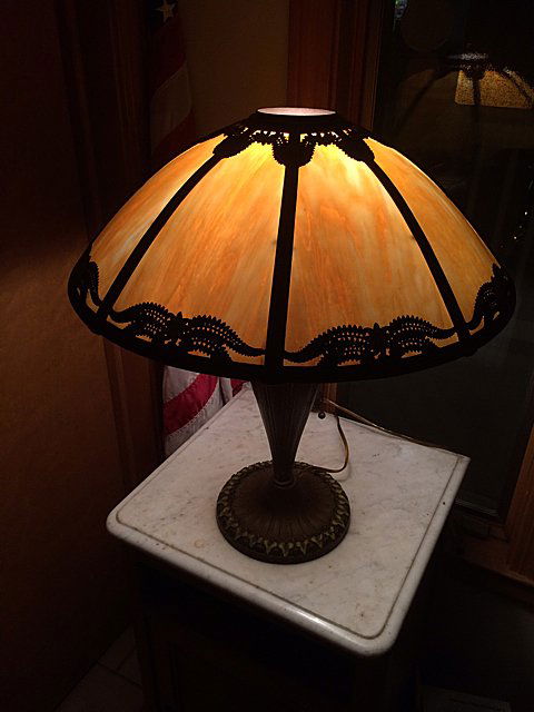 Carmel Slag Table Lamp by Rainaud (1 of 9)