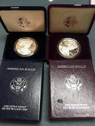 1991 and 2005 American Eagle Coins