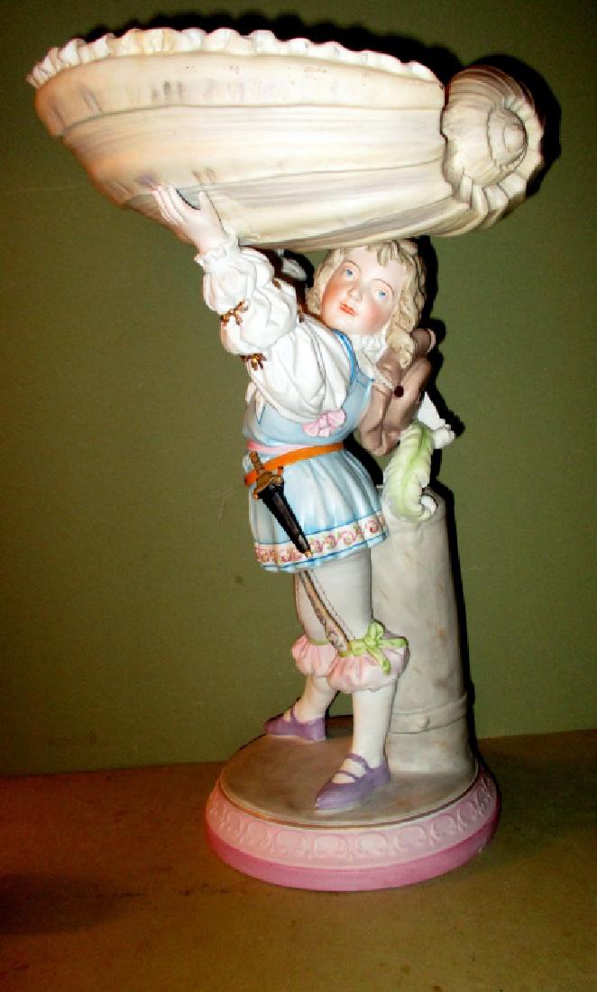 19th Century French Bisque Compote (1 of 2)