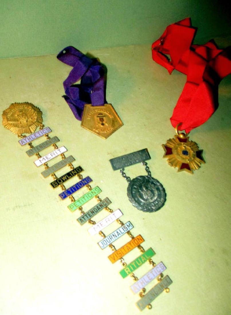 Lot of Four Organization Medals (1 of 1)