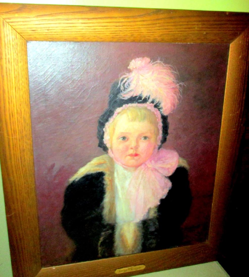 Oil Painting of a Victorian Child (1 of 2)
