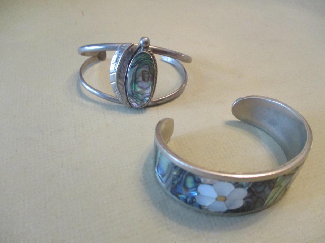 Two Mexican Silver Bracelets (1 of 1)