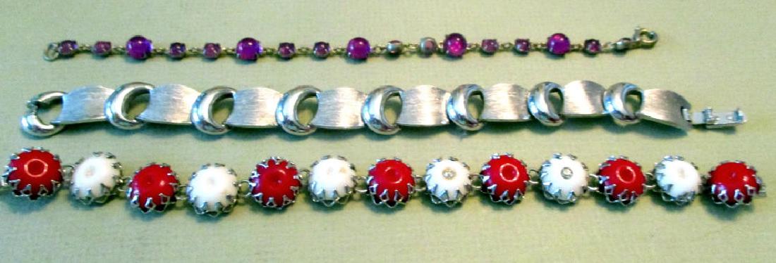 Three Vintage Costume Jewelry Bracelets (1 of 1)