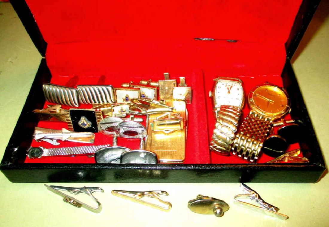 Misc. Lot of Vintage Men's Watches and Cufflinks (1 of 1)
