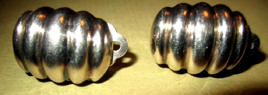 Pair of Sterling Clip Earrings by Tiffany (1 of 2)