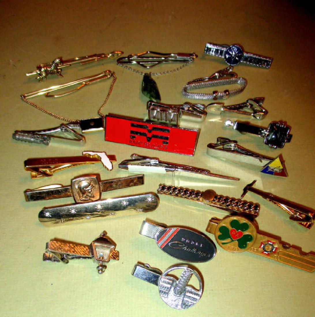 Twenty One Vintage Tie Clips (1 of 1)