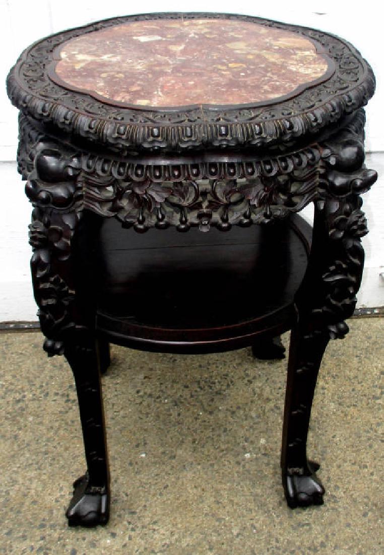 Large Carved Chinese Stand (1 of 1)