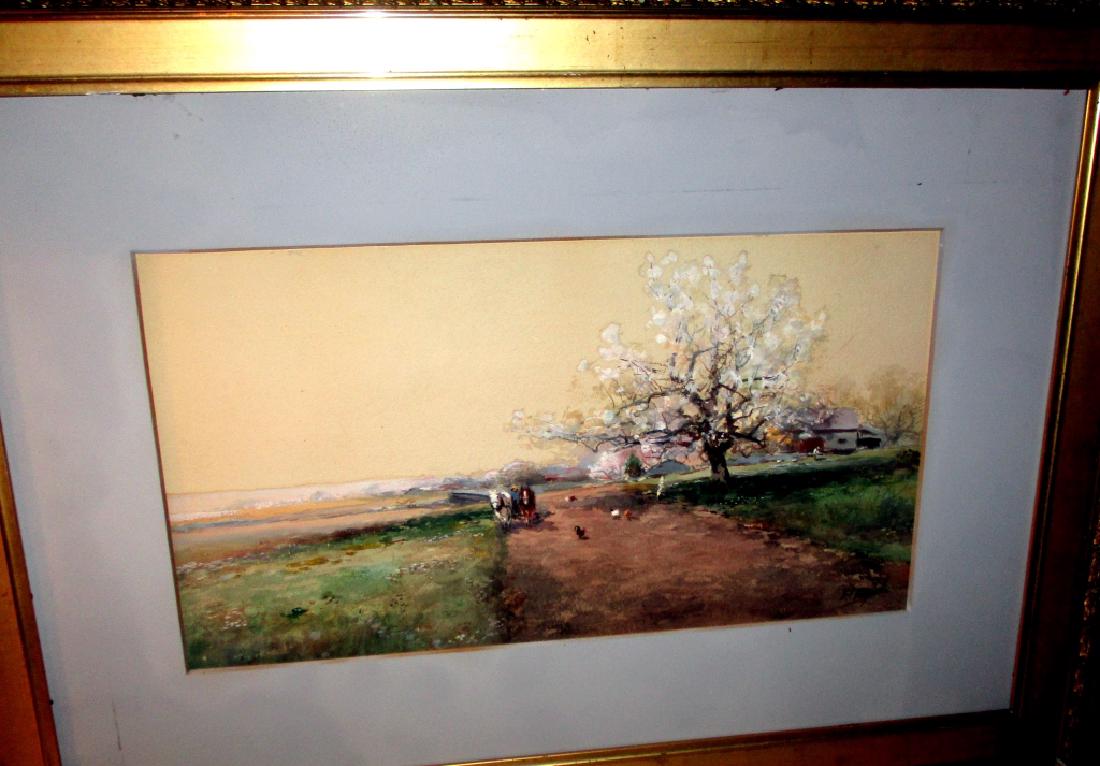 Watercolor Painting by F F English (1 of 2)