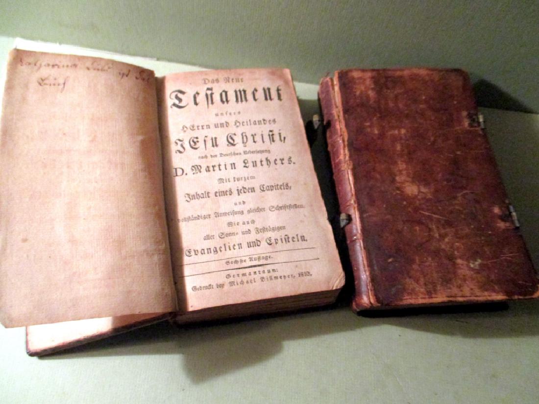 Two Leather Bound German Books (1 of 2)