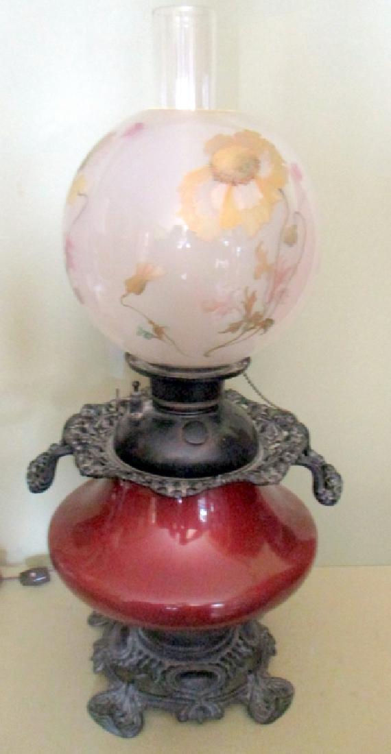 Art Nouveau Banquet Lamp (1 of 1)