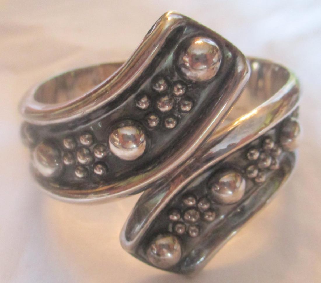 Mexican Sterling Cuff Bracelet (1 of 2)