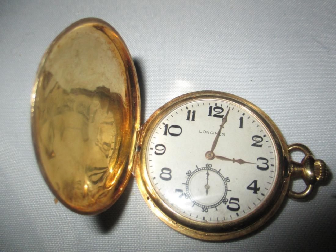 Men's 18K Yellow Gold Longines Pocket Watch (1 of 3)