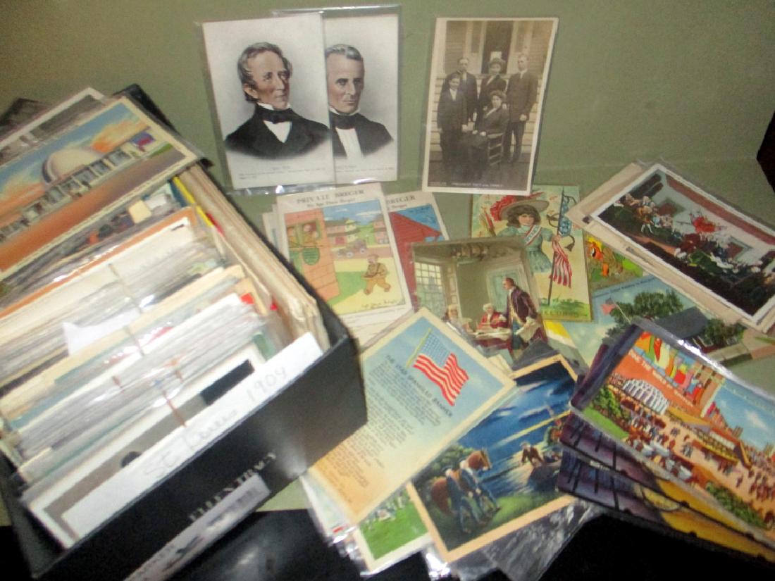 Shoebox Filled With Vintage Postcards (1 of 1)