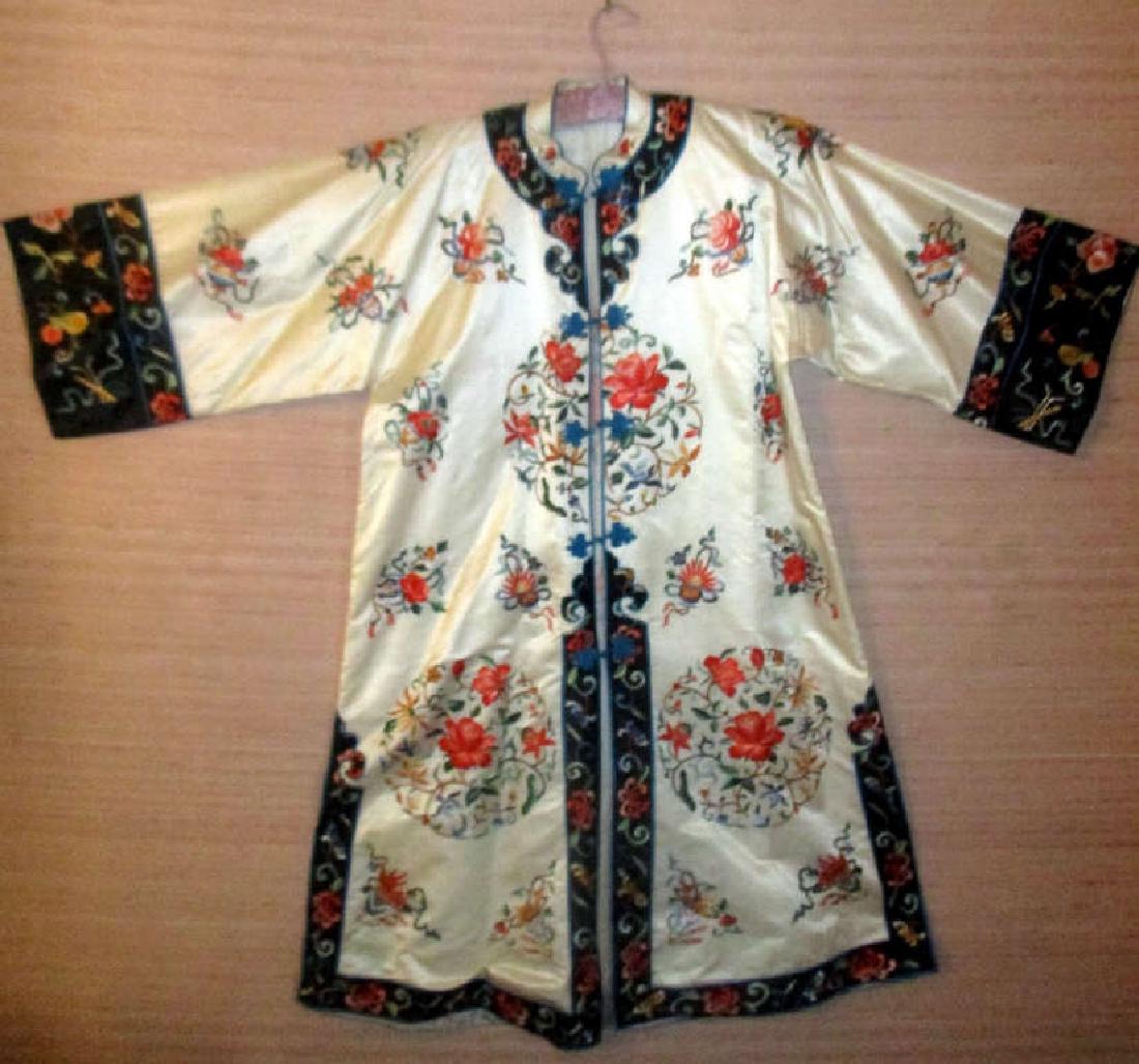 Japanese Silk Embroidered Long Jacket (1 of 1)