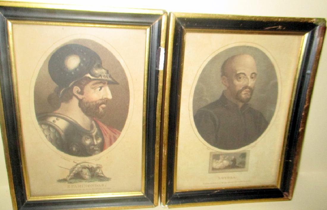 Two Antique Prints Circa 1800 (1 of 3)