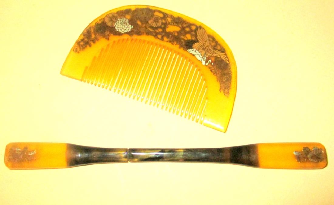 Two Japanese Hair Items Circa 1920s (1 of 3)