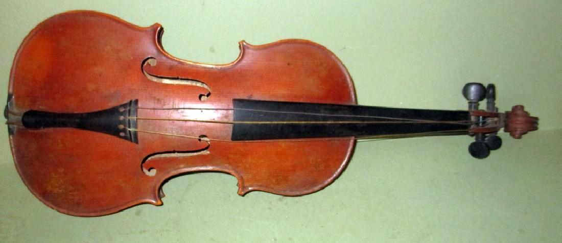 Antique Violin Signed N. Saltzan (1 of 3)