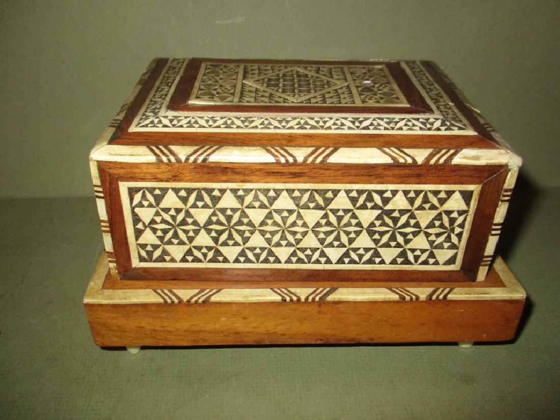 India Musical Box with Abalone Inlay (1 of 4)