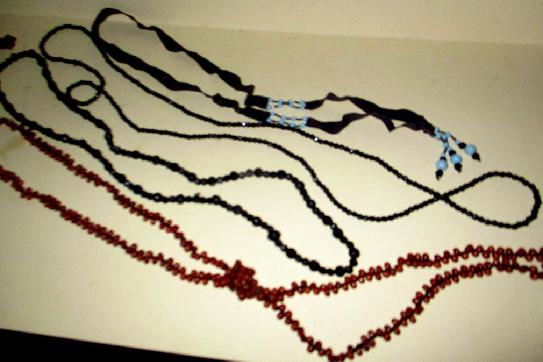 Four Victorian Bead Necklaces (1 of 1)