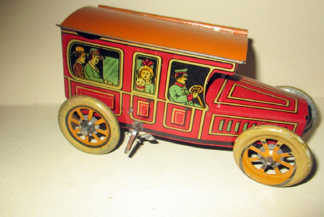 1918 Tin Wind-up Toy Bus #314 (1 of 3)