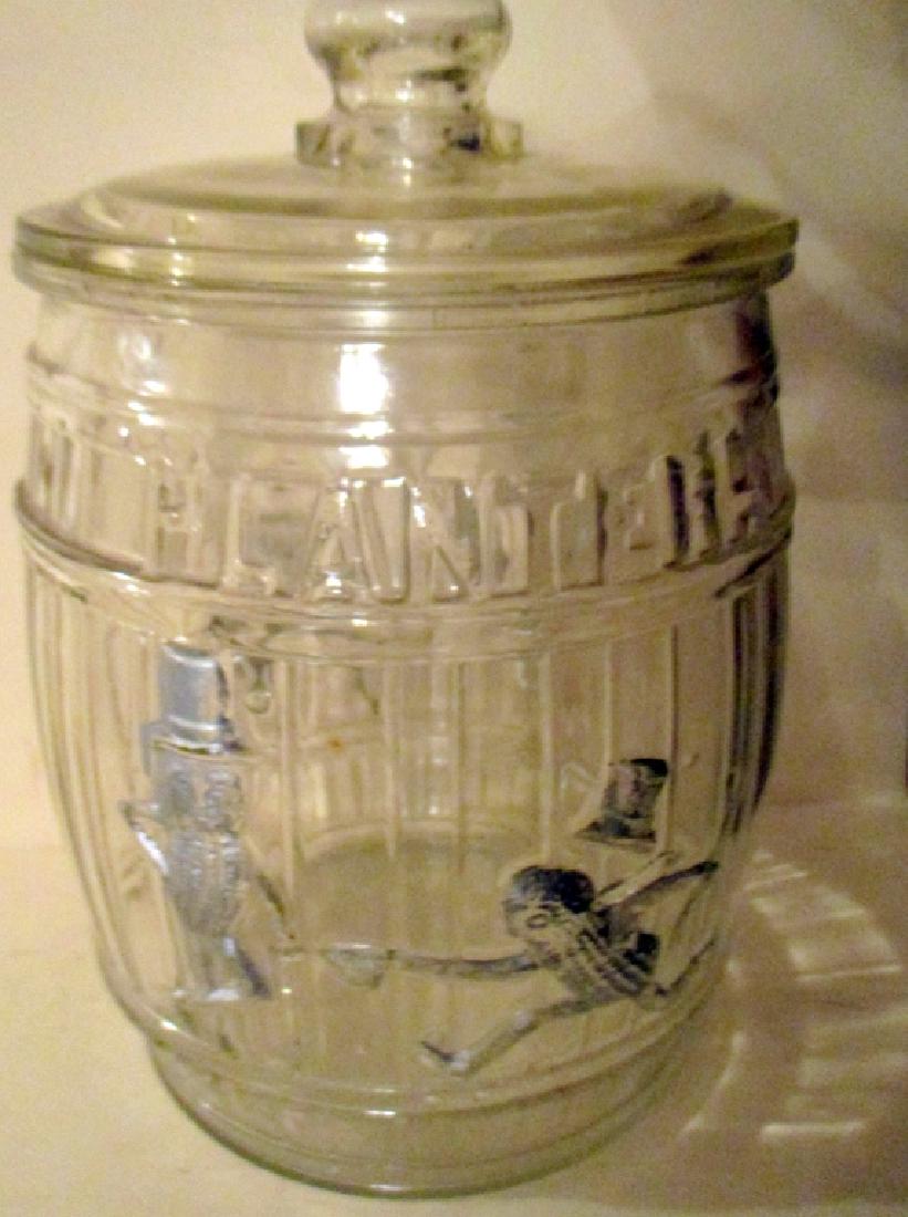 Vintage Glass Mr. Peanut Jar (1 of 1)