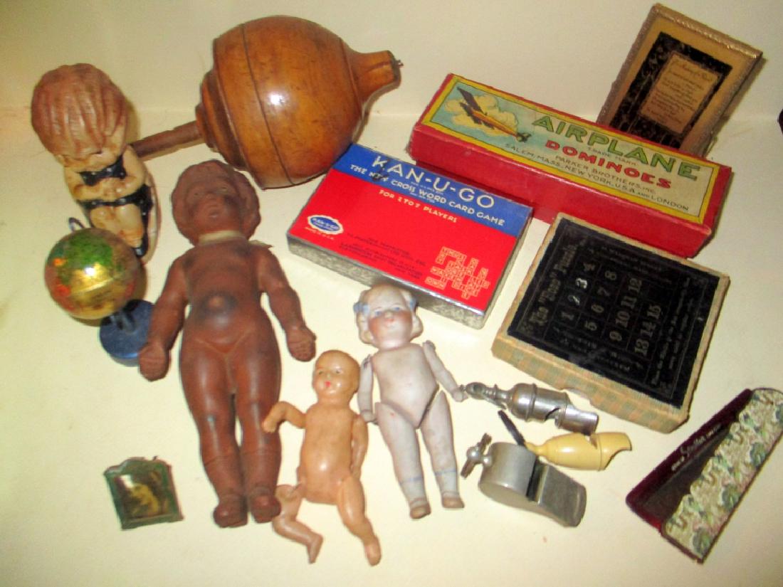 Box Lot of Antique & Vintage Children's Items (1 of 1)