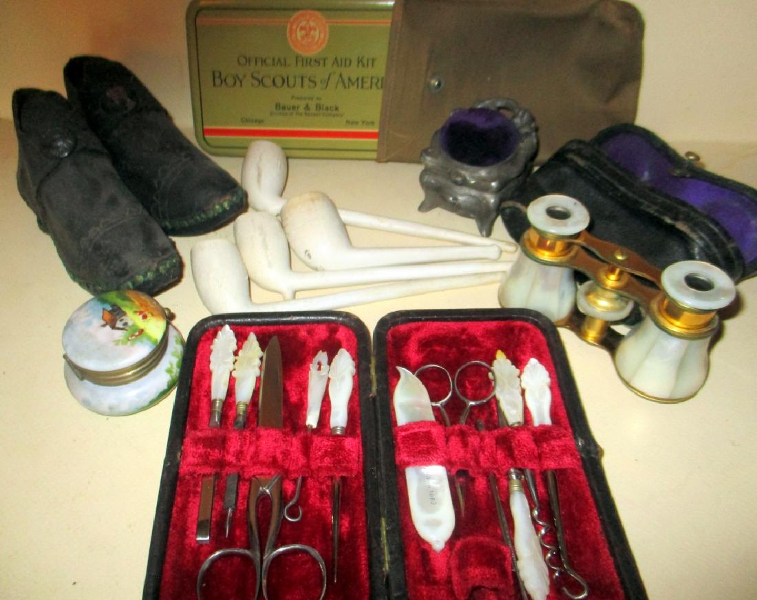 Box Lot of Victorian & Vintage Items (1 of 1)