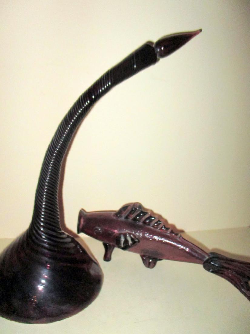 Two Pieces of Amethyst Art Glass (1 of 1)