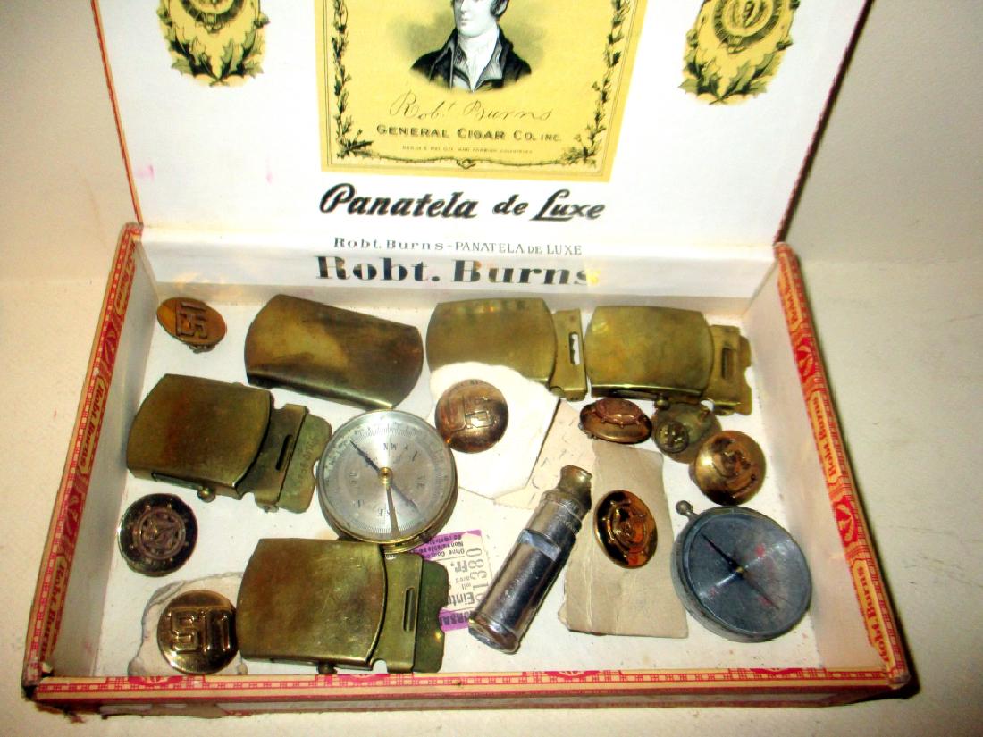 Box Lot of Men's Military Items (1 of 1)