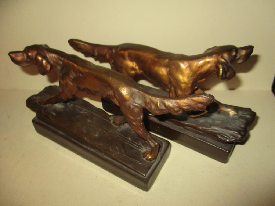 Pair of Armor Art Bronze Bookends (1 of 2)