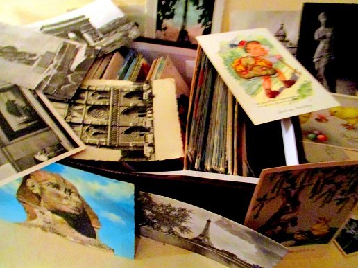 Shoe Box Full of Vintage Postcards (1 of 2)