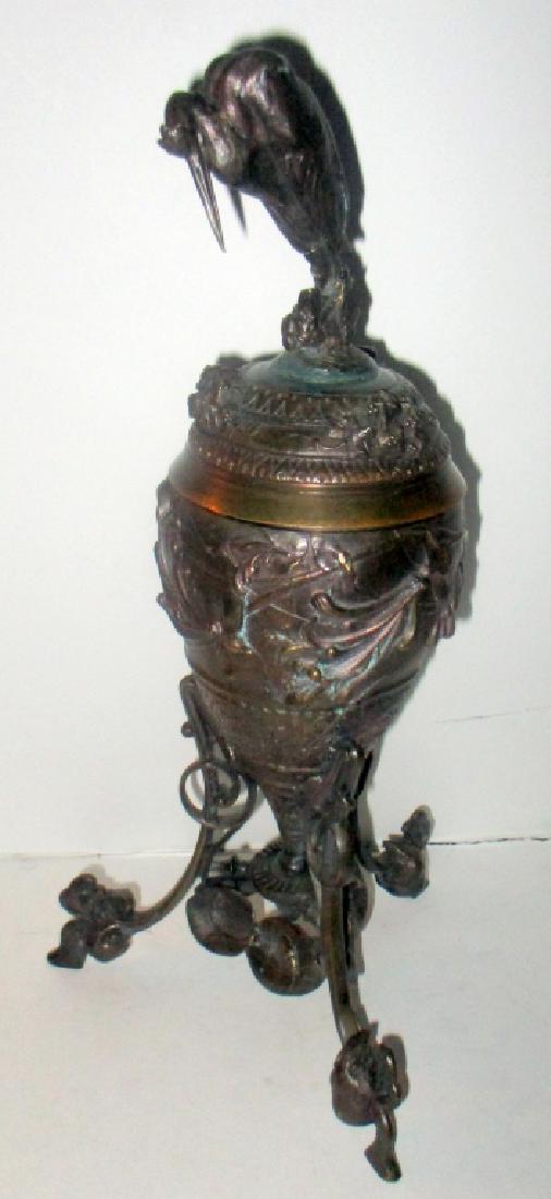 Renaissance Victorian Bronze Urn (1 of 2)