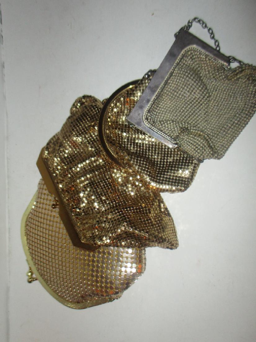 Lot of Four Metal Mesh Lady's Purses (1 of 2)