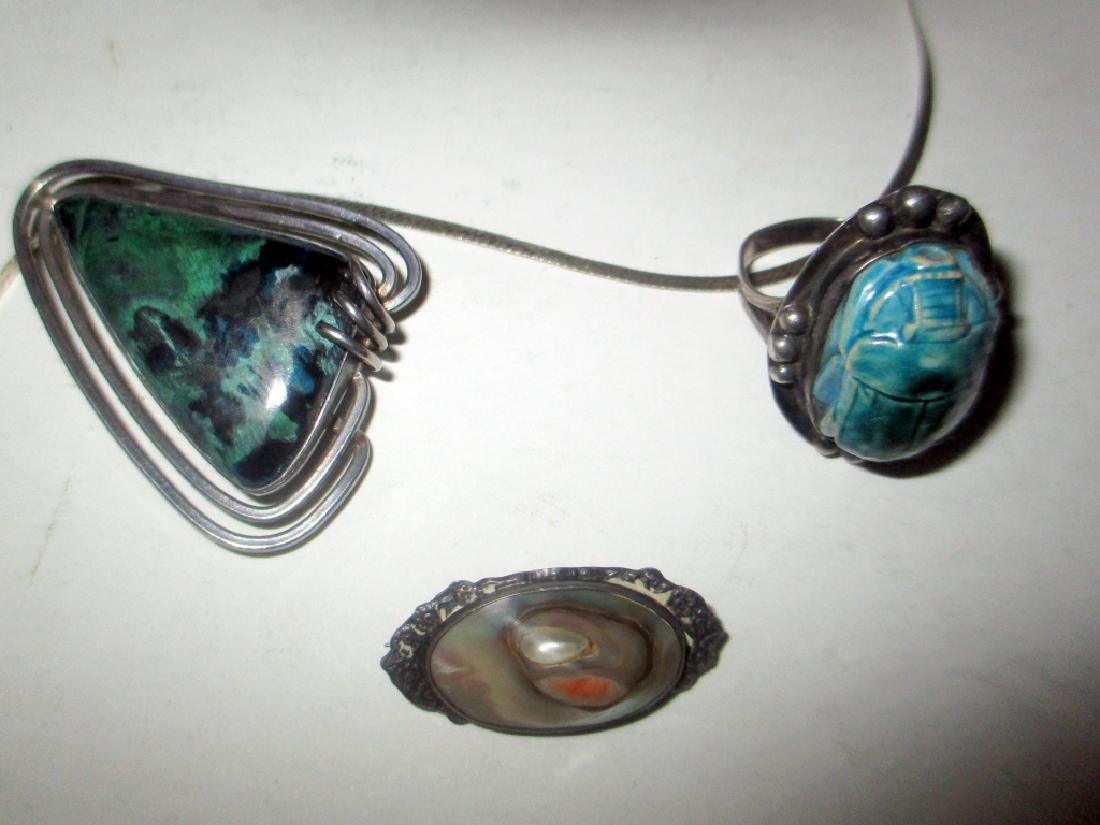 Three Piece Lot of Silver Jewelry (1 of 1)