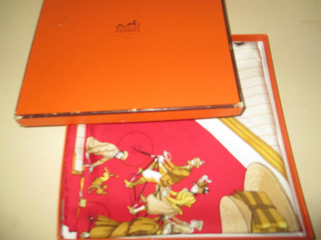 Lady's Hermes Silk Scarf (1 of 3)