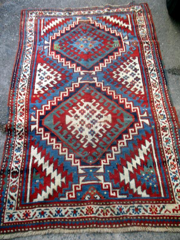 Antique Kazak Carpet (1 of 1)
