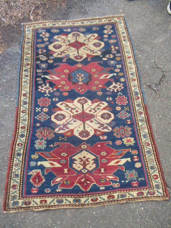 Small Antique Kazak Carpet (1 of 2)