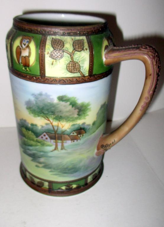 Hand Painted Nippon Stein (1 of 2)