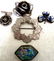 Five Vintage Silver Brooches