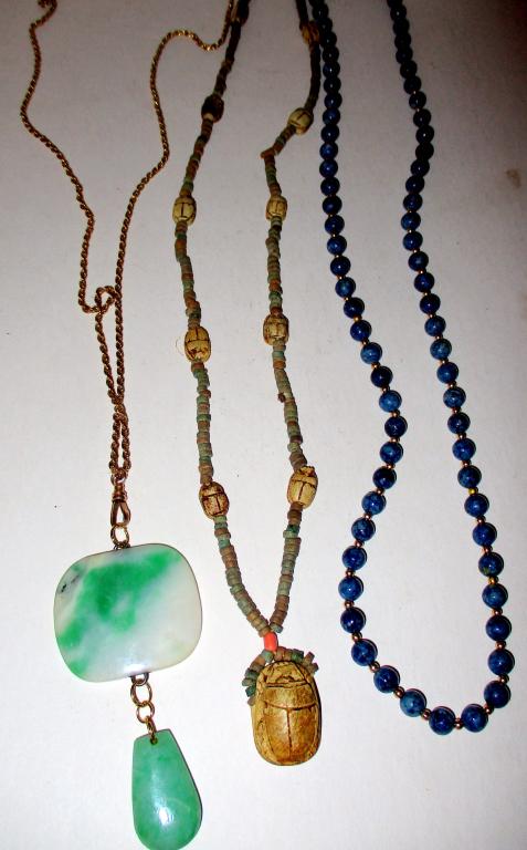 Lot of Three Vintage Necklaces (1 of 1)