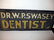 Late 19th C. Dentist Metal Trade Sign