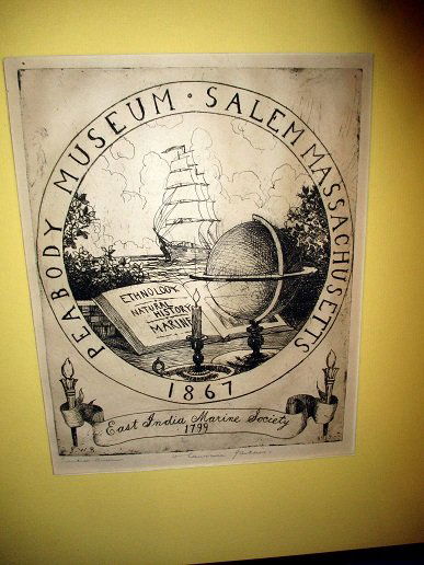 Etching by Frank Benson for Peabody Museum, 1919 (1 of 2)