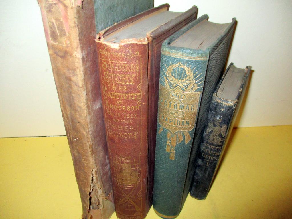 Lot of Antique Military Books Infantry Tactics Etc (1 of 3)