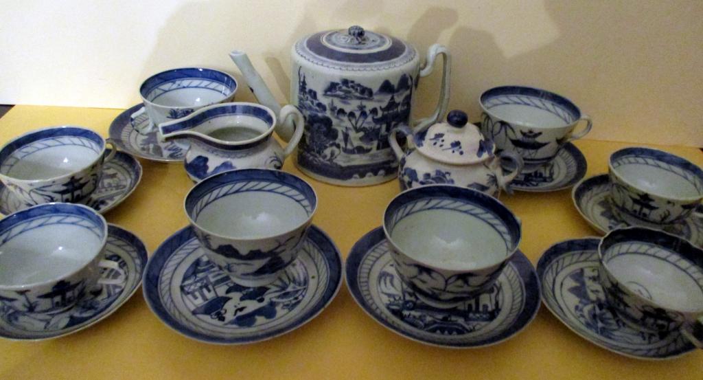 Antique Chinese Canton Tea Service (1 of 3)