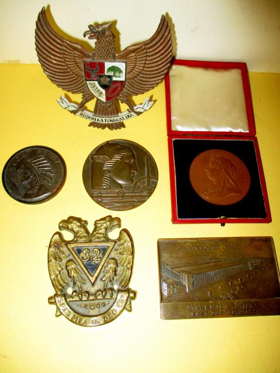 Lot of Bronze Medals Etc. (1 of 6)