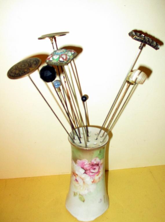 Hat Pin Holder With Hat Pins (1 of 3)