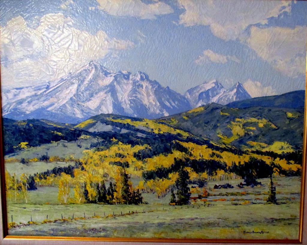 Paining Colorado Mountains by James Emery Greer (1 of 3)