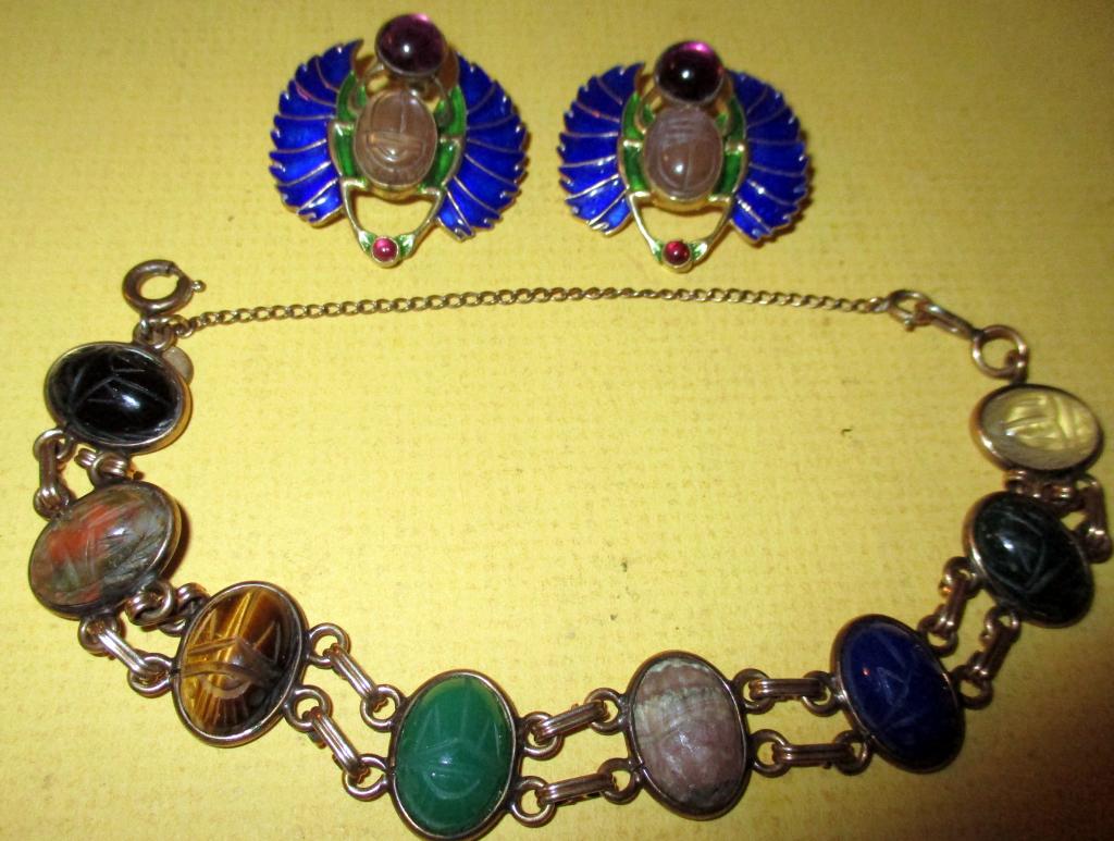 Lot of Egyptian Motif Jewelry (1 of 1)
