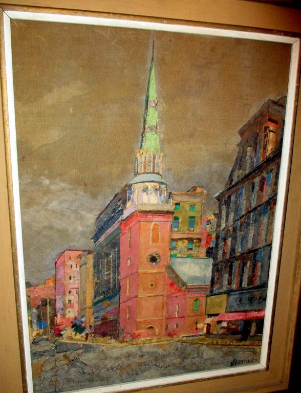 Mixed Media Painting by V. Funiciello (1 of 2)