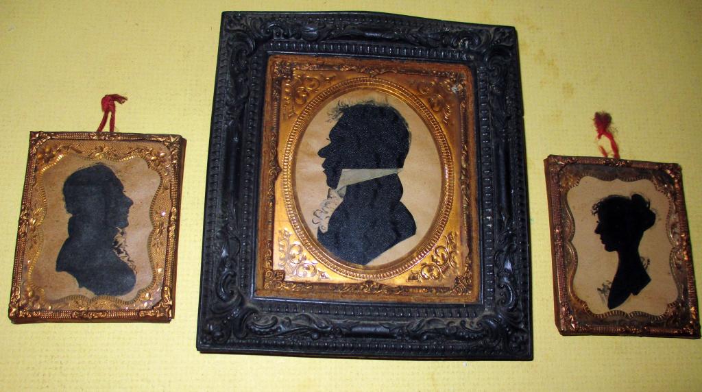 Lot of Three 18th Century Silhouettes (1 of 4)